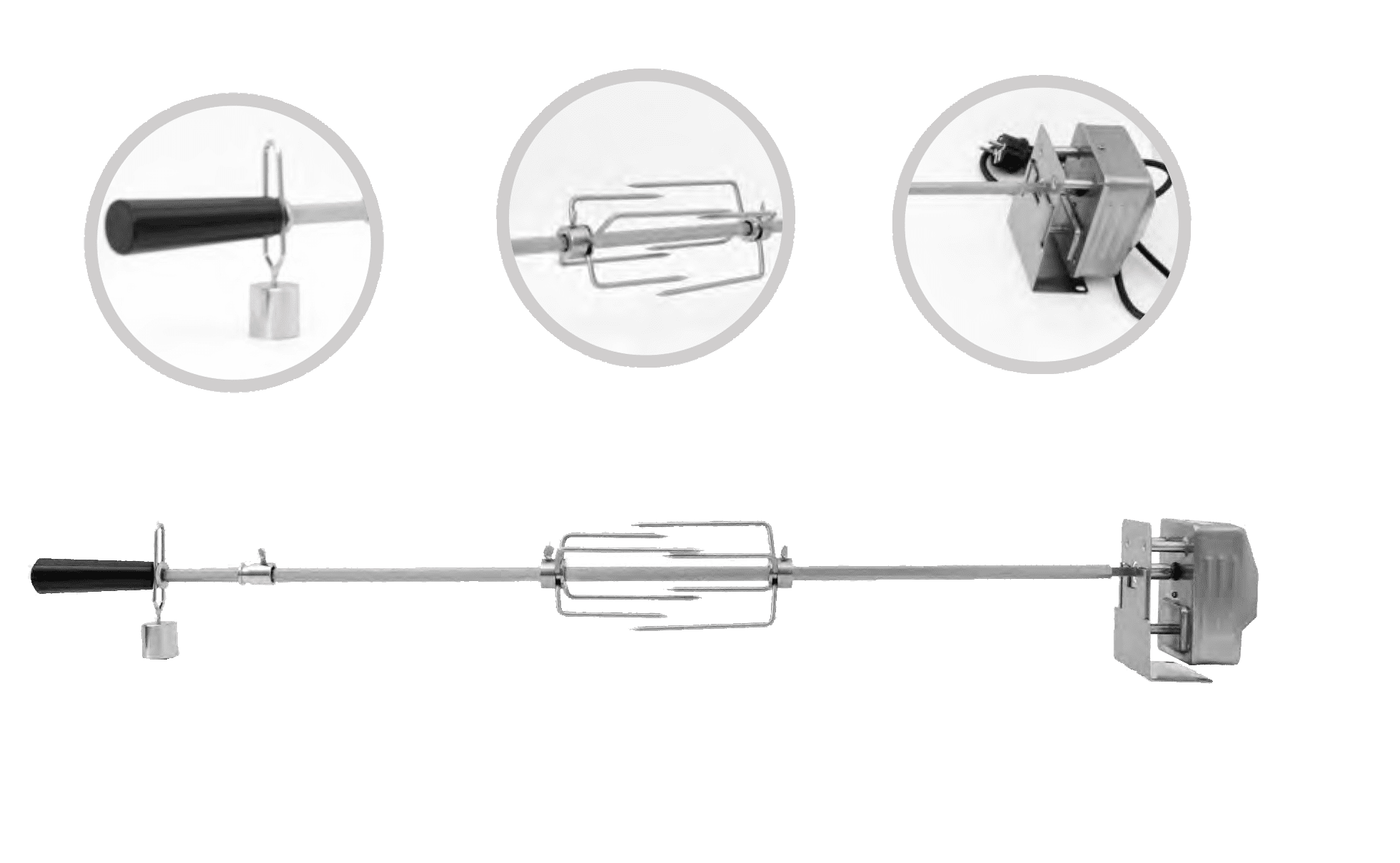 Bull Outdoor Products Rotisserie Kit - Thumbnail 3