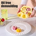 thumbnail image 4 of Food Grade Silicone Steamed Cake , Multi Cavity Pastry Mould with Non Stick, Reusable Baking Tool for Soap, Bread, Pizza,Pudding, Fruit Cake, 4 of 8