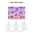 thumbnail image 2 of Lsque Sanrio Print Flannel Throw Blanket, Ultra-soft Blanket for Bed, Couch, Car, Hypoallergenic Anti-pilling blanket-, 2 of 8