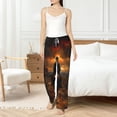 thumbnail image 6 of Lsque Western Rainy Desert Cowboy Print Women's Pajama Pants, Lounge Pant - Comfortable Home Wear,Elastic Waistband, Stylish Design-XX-Large, 6 of 9