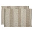 thumbnail image 1 of Design Imports Tapis en Fil Recyclé CAMZ12748&44; Marron Panaché - Lot de 2, 1 of 3
