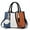 Black, variant on Purses and Handbags Top Handle Satchel Shoulder for Women's Large Capacity Color Block Messenger Tote Bags