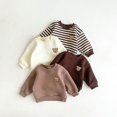 thumbnail image 5 of Esaierr Toddler Baby Newborn Pullover Sweatshirt for Boys Girls,Girls Tops Kids Sweat Shirts Sweatshirt Thickened Warm Crewneck Sweatshirt for 3M-24M, 5 of 5
