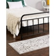 thumbnail image 2 of Rugs.com Charlotte Collection Rug – 10 Ft Runner Light Gray Low-Pile Rug Perfect For Hallways, Entryways, 2 of 8