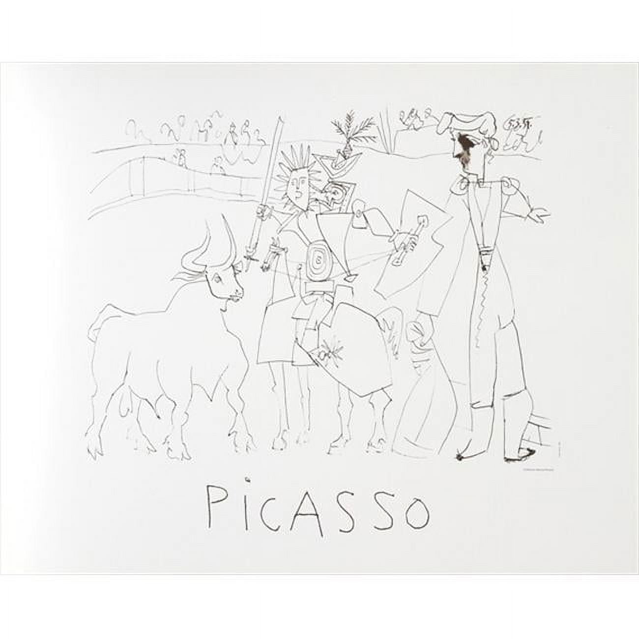 Pablo Picasso 14532 Couple et Enfant au Rameau DOlivier Lithograph