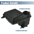 thumbnail image 5 of Coolant Radiator Reservoir Tank 17137647713 with Cap and Sensor for BMW 750i 750Li 2006 2007 2008, 5 of 6