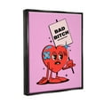 thumbnail image 5 of Stupell Industries Bad B*tch Emotional Heart Abstract Painting Black Floater Framed Canvas Art Print Wall Art, 25 x 31, 5 of 10