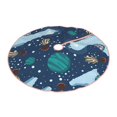 thumbnail image 2 of Kll Alpaca Astronaut In Space Christmas Tree Skirt 48",Party Decorations Farmhouse For Christmas Decorations Holiday Party, 2 of 8