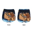thumbnail image 5 of Picia Ocean Scene with Noah's Ark Pattern Women's 2 in 1 Athletic Running Shorts High Waisted Workout Casual Gym Sweat Shorts with Comfy Liner Zipper Pockets-X-Large, 5 of 9
