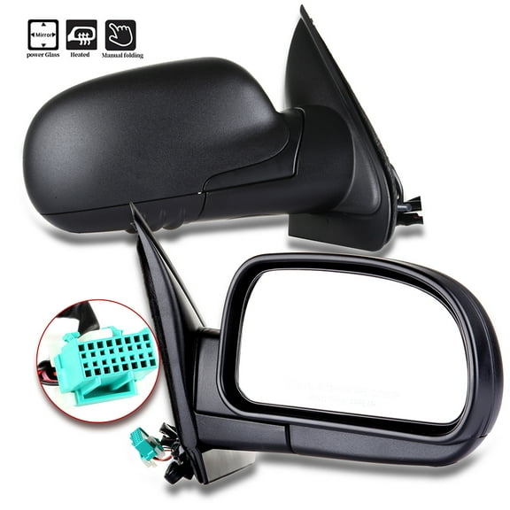 ECCPP For Trailblazer Envoy Bravada Rainier Ascender Pair Side View Power Mirrors Heat Fits select: 2002-2005 CHEVROLET TRAILBLAZER, 2006-2008 CHEVROLET TRAILBLAZER LS/LT