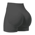 thumbnail image 2 of Women Workout Impact Shorts Scrunch Butt Lifting Tummy Control Gym Shorts Comfy Running Seamless Booty Biker Shorts Gray XL, 2 of 6