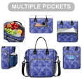 thumbnail image 2 of Pioneer Flower Floral Print Pattern Womens Lunch Box for Work,Insulated Large Lunch Bag,Leakproof Adult Lunch Bag for Work,Beach,Travel,Picnic,Camping, 2 of 6