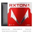 thumbnail image 1 of Loki RXTON 1 3 5 Table Tennis Rubber Semi-tacky Internal Ennergy High Density Ping Pong Rubber with ITTF Approved RXTON 1 black, 1 of 6