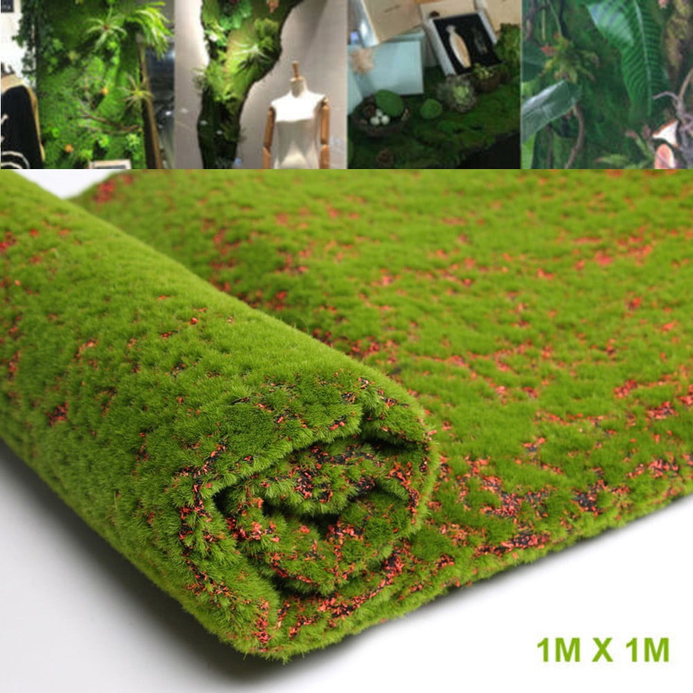 Girlsshop Artificial Moss Fake Green Plants Mosses Grass For Shop Patio Wall Decor Diy,2#