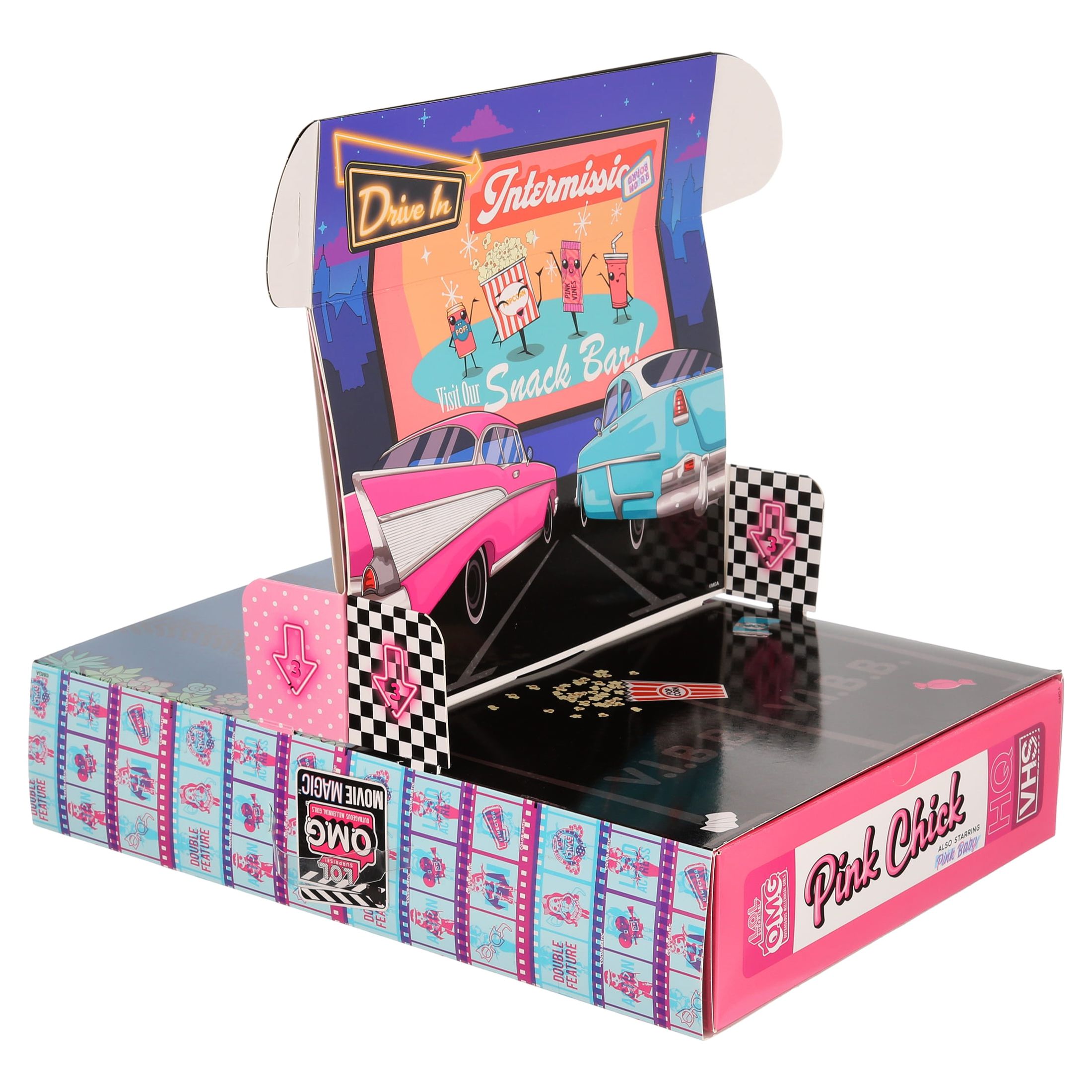 L.O.L Surprise! OMG Movie Magic Fashion Tough Dude and Pink Chick Doll Playset, 25 Pieecs - image 5 of 7
