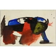 thumbnail image 3 of Franz Marc 14x11 Black Modern Framed Museum Art Print Titled - Two Animals (1913), 3 of 5