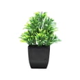 thumbnail image 1 of Artificial Flower Pot Flocking Simulation Pot High Simulation Flocking Artificial Potted Plant | Multi-Scene Home/Office Decoration | Maintenance Free Evergreen, 1 of 2