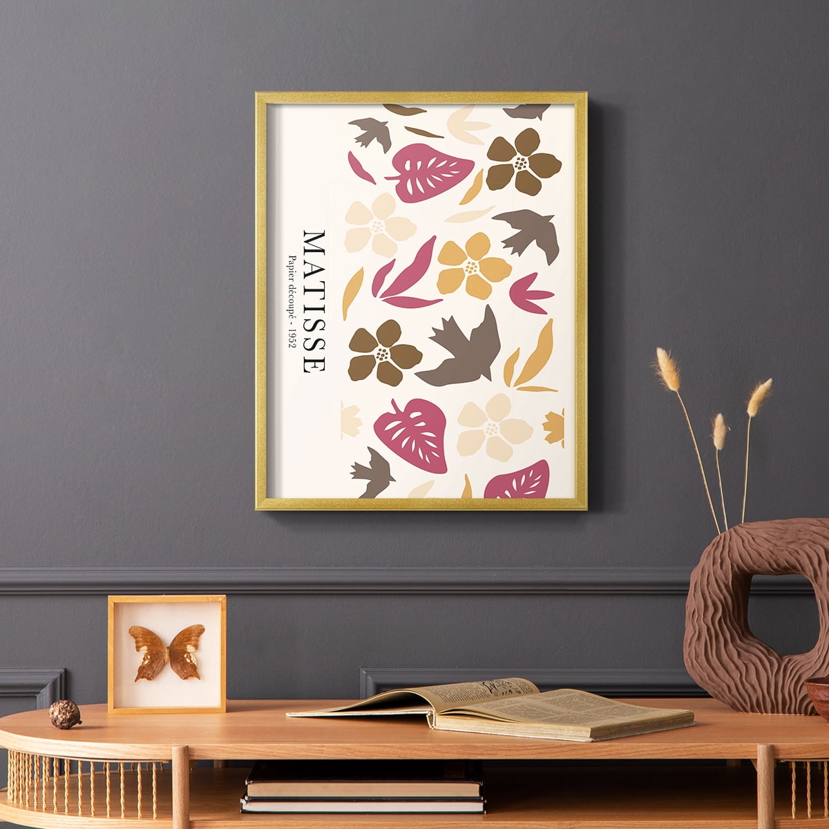 Matisse CCLVI in Solid Wood 22 x 28 Framed Print