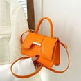thumbnail image 1 of Bolso de hombro con patrón de cocodrilo para mujer, bolsos cuadrados pequeños, bolsos cruzados Vintage de Color puro, bolsos de cuero PU, 1 of 5