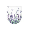 thumbnail image 6 of Xoenoiee Toilet Bowl Lid Cover Elastic Edges Toilet Seat Lid Cover Soft Washable Toilet Lid Cover Universal Fit for Round Oval Elongated Toilets for Bathroom Decor, Lavender Butterfly Dragonfly, 6 of 6