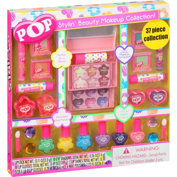 POP Stylin' Beauty Makeup Collection! Gift Set, 37 pc