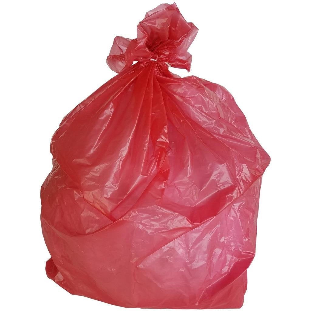 Commercial trash bags 60 gallon 38x65 2.5 mil case of 50