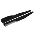 thumbnail image 4 of Front Bumper Lip Spoiler & Side Skirt Kit for 1.9M Wide Cars, ABS Plastic + Iron Splitter & Chin Diffuser Protector - Black Universal Body Kit for Sedans, 4 of 8
