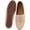 Beige, variant on Ecetana Women's Suede Loafers Slip-On Flat Shoes Round Toe Casual Shoes for Daily Office Walking