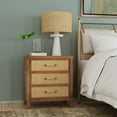 thumbnail image 4 of Butler Specialty Company Mesa Cane And Solid Wood  3 Drawer Chest - Natural, 4 of 9
