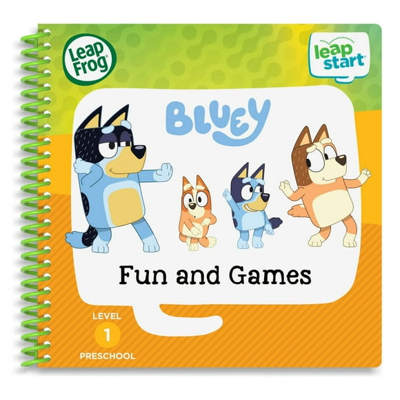 LeapFrog LeapStart® Preschool (Level 1) Bluey Fun and Games Activity Book - Version anglaise 2-5 Ans