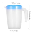 thumbnail image 2 of FONDOTIN Pichet d'Eau Réutilisable Multi-Usage en PP avec Couvercle Idéal pour Maison Bureau Portable et 3.5L, 2 of 3