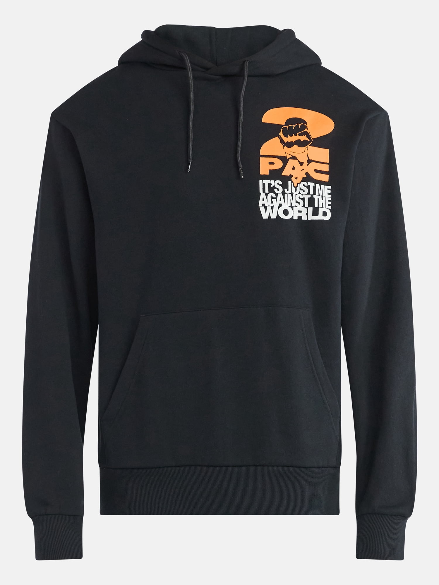2Pac Men's and Big Men's Front Back Graphic Hoodie with Long Sleeves, Sizes XS-3XL