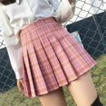 thumbnail image 1 of FESTY KARY moda 2021 verano mujeres faldas estilo coreano lindo faldas a cuadros para niñas cintura alta escuela plisada Mini faldas mujeres Tan Jianjun unisex, 1 of 2