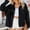 Black, variant on WXLWZYWL Denim Jacket for Women Plus Size Casual Frayed Tassel Black Fashion Fringe Rhinestone Cowgirl Jean Coats