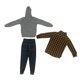 thumbnail image 5 of Ropa De Hombre A Escala 3x1:6 Para Disfraz Accesorio De Figuras De Muñecas De 12 Pulgadas, 5 of 9