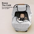 thumbnail image 2 of Cobertor universal para asiento de auto para bebé KeaBabies Warmzy, 2 of 9