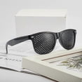 thumbnail image 3 of Set Of 2 Pinhole Glasses To Improve Vision Unisex Black Glasses To Improve Vision Botao, 3 of 5