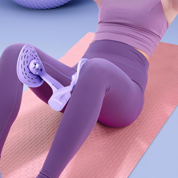 Ejercitador de muslo interno Macarena Entrenador de cadera pantalla LCD Violeta