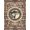 Red Navy Cream, Pattern 4, variant on ODIKA Vintage Fish Bass Fishing Lake Distressed Border Stars Stripes for Hallway, Study Room, Playroom, Non-Slip Low Profile