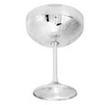 thumbnail image 4 of Red Wine Goblet, Decorative Metal Champagne Goblet Engraved Pattern  For Bar Wheat Ear Cup Mirror, 4 of 8