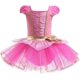 thumbnail image 3 of HIHCBF Princesa Niñas Leotardos Ballet Danza Falda Tutús Manga Corta Ropa de Baile Halloween Fiesta de Navidad Vestido de Lujo, 3 of 5