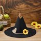 thumbnail image 2 of Txlixc Sombrero de espantapájaros, Sunflower felt Wizard hat role play Fittings para Halloween Txlixc moda, 2 of 9