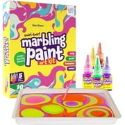 Dan&Darci Marbling Paint Art Kit for Kids - Arts and Crafts for Girls & Boys Ages 6-12 - Craft Kits Art Set - Best Tween Paint Gift, Ideas for Kids Activities