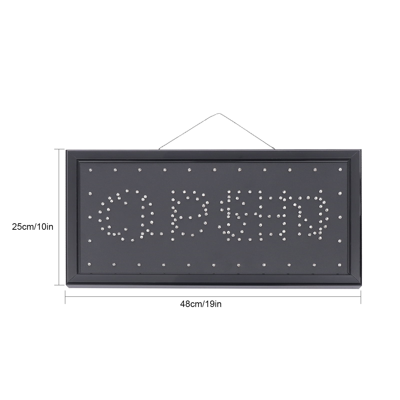 Open Closed Led Sign, LED Sign Board, Business Sign for Bars, Salons, Shops, Cafes, Restaurants, or Small Businesses