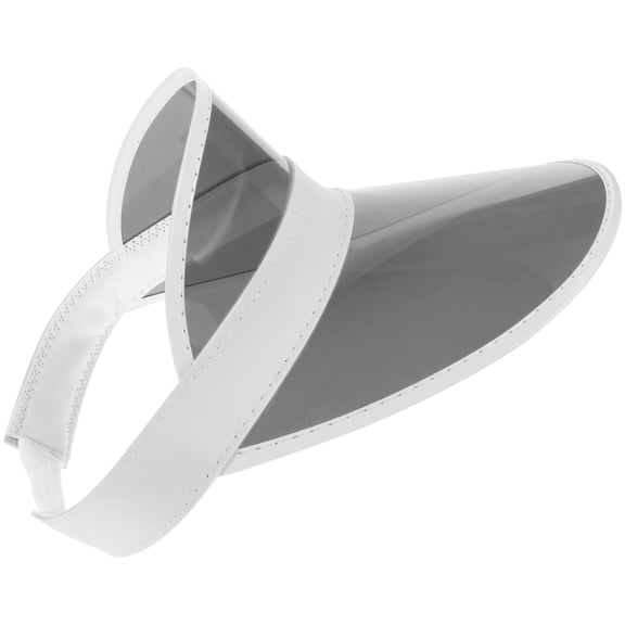 Raindrops Stylish Black Plastic Sun Visor Hat with Sunproof Design for Outdoors