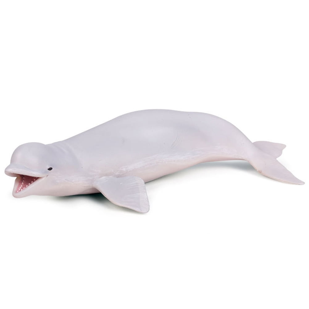 Safari BELUGA WHALE solid plastic toy wild zoo marine white sea animal  NEW 
