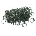 thumbnail image 2 of 100pcs/set Stainless Hose Clamps Hoop Clip Adjustable Household Tools Ð¤16-25, 2 of 10
