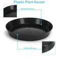 thumbnail image 4 of Austin Planter 8 inch(10.1 inch Base) Plant Saucer 3 Pack Black Colored Polypropylene Made in USA, 4 of 5