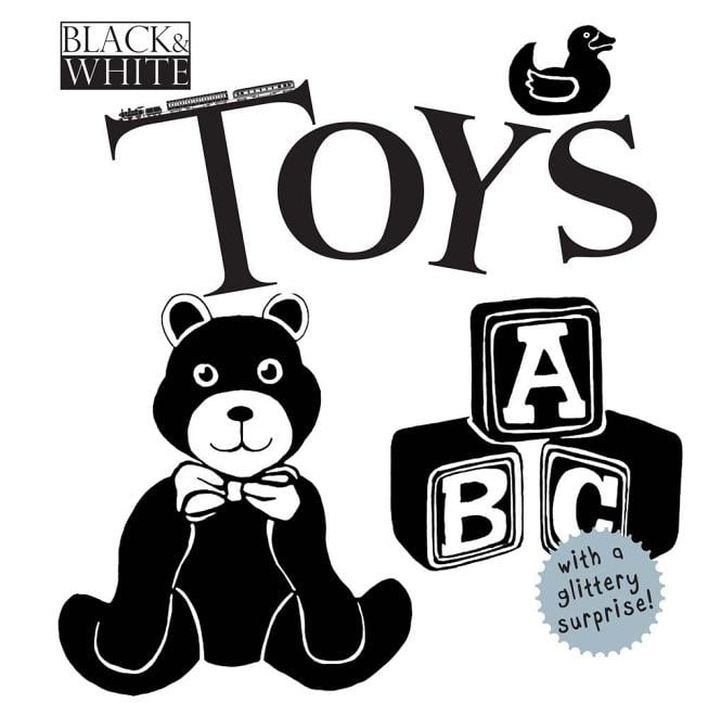 black and white toys