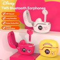 thumbnail image 3 of Disney-auriculares T8 con Bluetooth 5,1, dispositivo de audio con pantalla LED TWS, batería de baja latencia, para juegos, deportivos, novedad, 3 of 4
